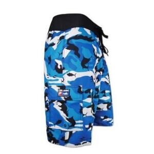 Pelagic Fish Camo Board Swim Shorts US Men's 34